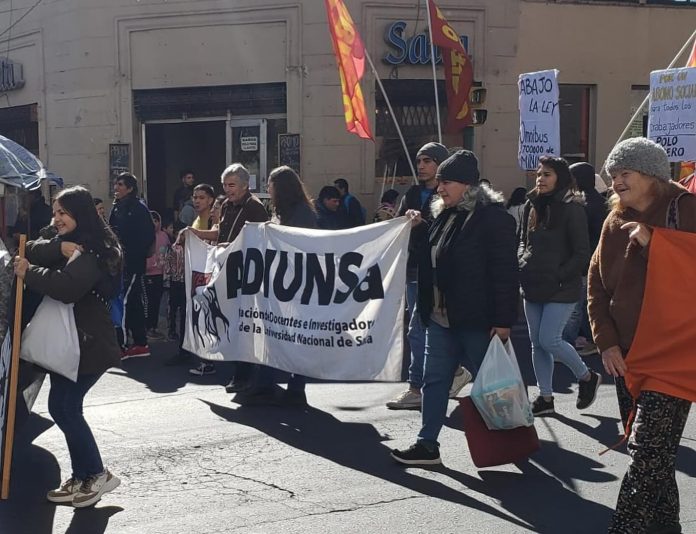 Se viene un paro universitario de una semana en Salta