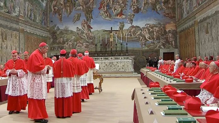 Ya está en marcha el pre cónclave, incluso en medio del funeral del Papa