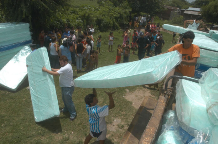 La Nación envió ayuda para los afectados por las lluvias