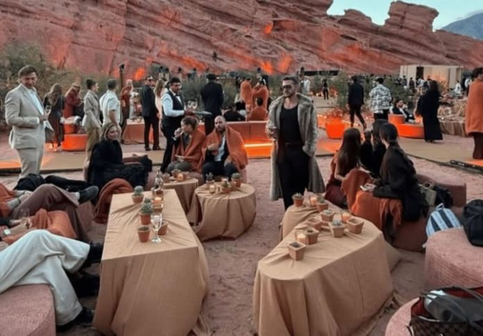 Corolario de una boda VIP soñada en la reserva Quebrada de las Conchas