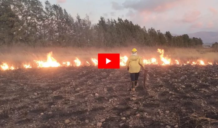 Peligro de fuego extremo por la temporada de fuertes vientos