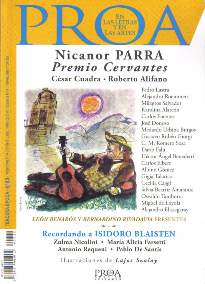 Proa, evocación de una presencia